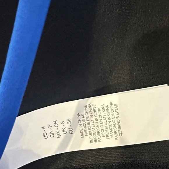 Vibrant Blue and Pink Patterned One Piece Swimsuit - Picture 4 of 5